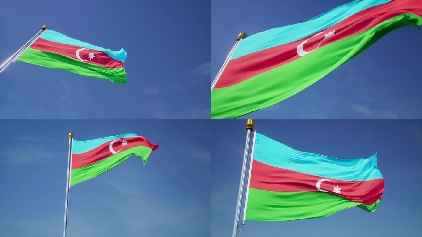 阿塞拜疆旗帜