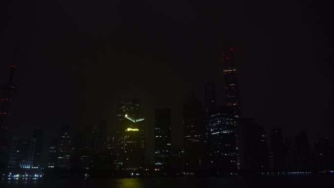 上海繁华的夜景