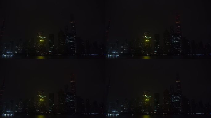 上海繁华的夜景