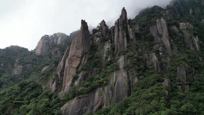 4K高清航拍上饶三清山风光