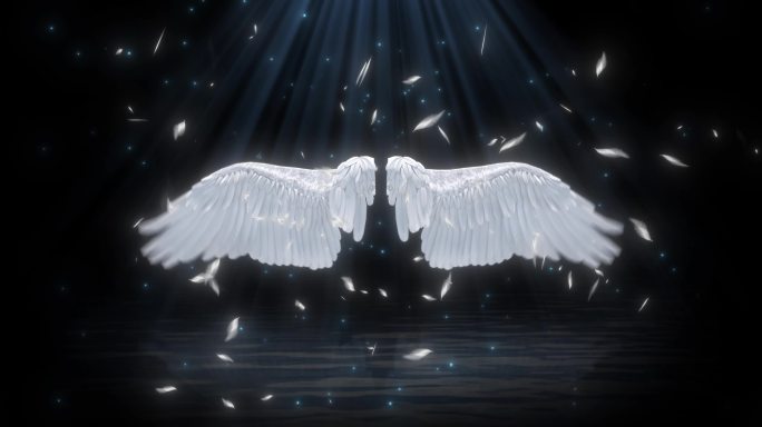 天使翅膀舞台背景
