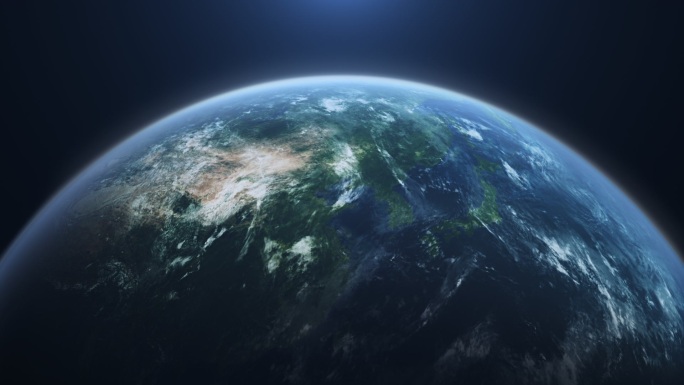 地球 宇宙 光线 片头