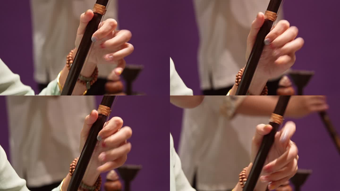 中式乐器二胡演奏