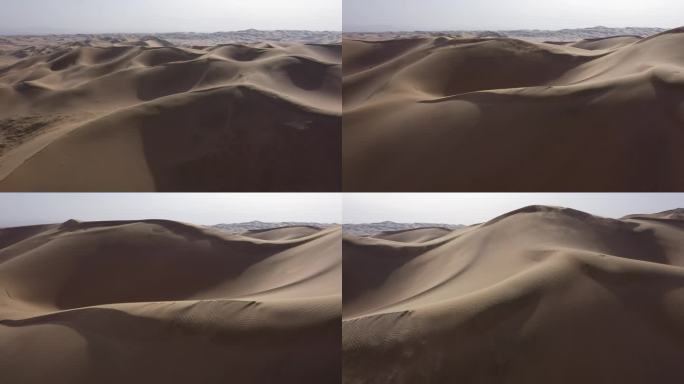 大风侵蚀的沙漠 沙尘 刮风 环境治理抗旱