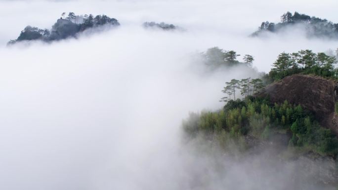 武夷山 升日峰 云雾 日出 大气延时合集