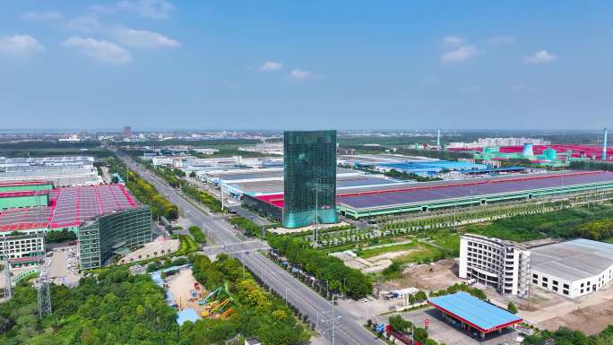 荆州开发区地标，亿钧耀能玻璃