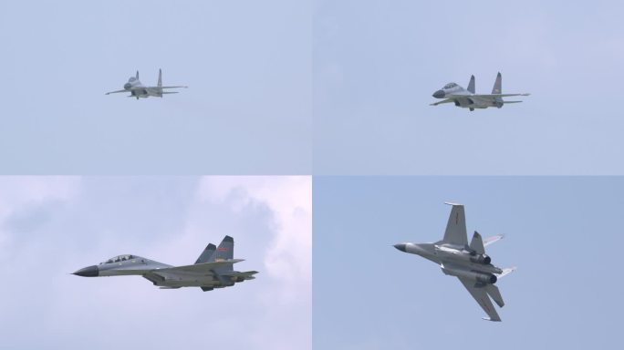 4K高质量：长春航展中国空军歼-11战机