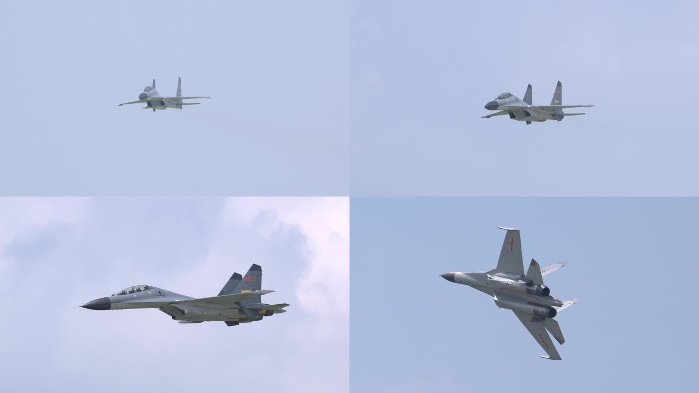 4K高质量：长春航展中国空军歼-11战机
