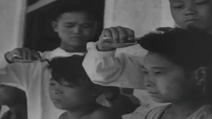 1948年的上海儿童收容所影像