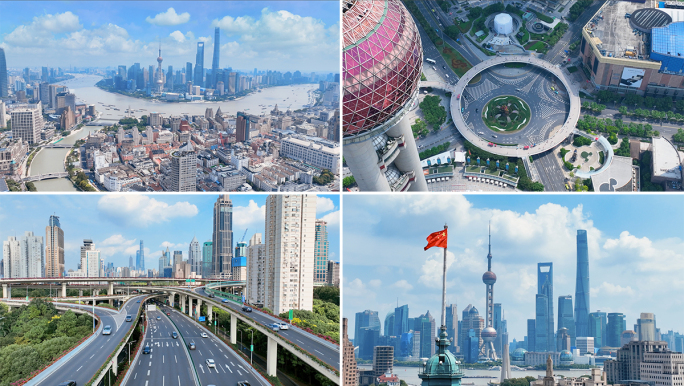 2023上海城市风光航拍