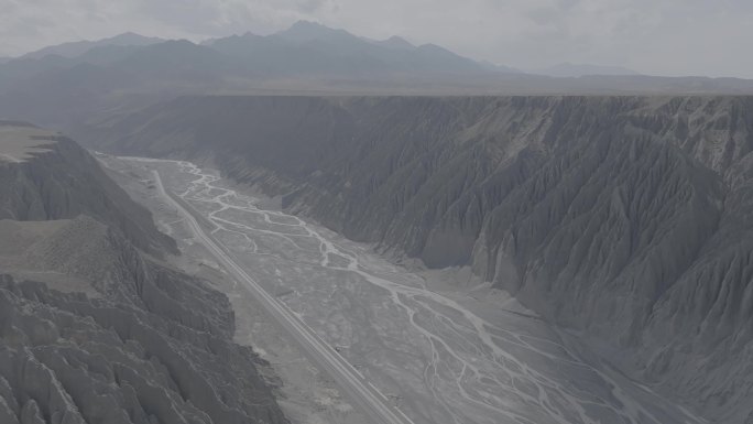 新疆独山子大峡谷航拍D-LOG