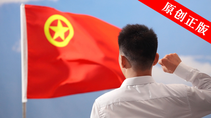 中国共青团团旗宣誓团员入团