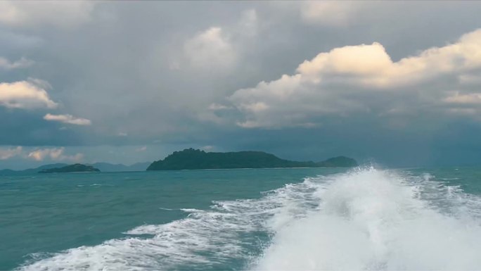 泰国 海水 游艇 飞艇 快艇 度假 蓝天