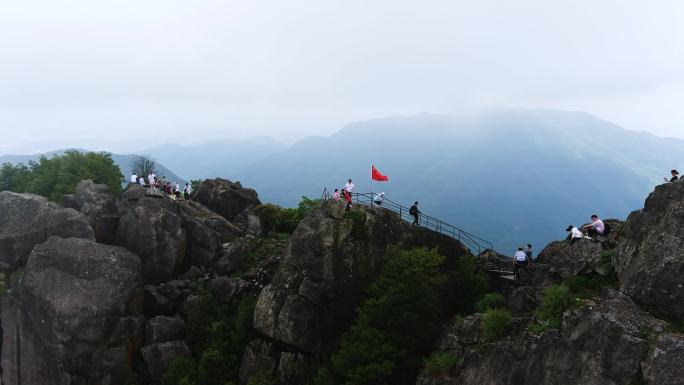 航拍祖国大好河山之厦门仙灵旗山