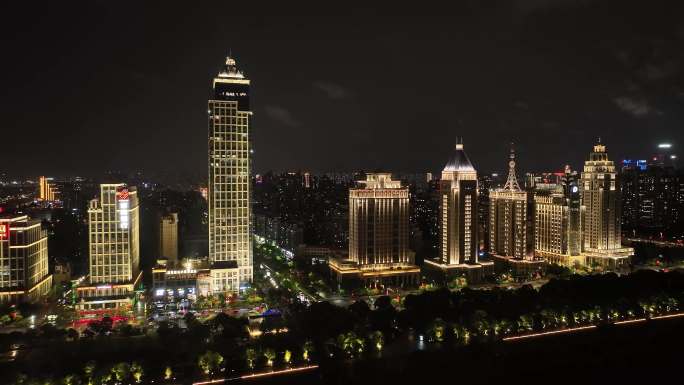 4K南昌城市夜景