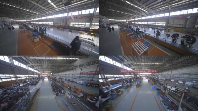 工人 机械  工厂  生产线  设备制造