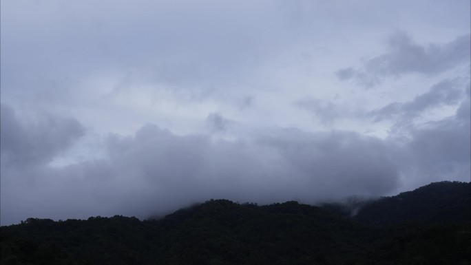 2023广东茂名高州大山蓝天白云延时