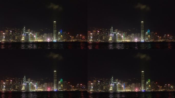 香港维多利亚港夜景视频8K