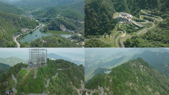 湖北麻城龟峰山景区航拍