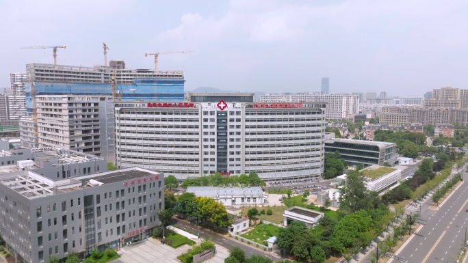 航拍·医院建筑南京市浦口人民医院