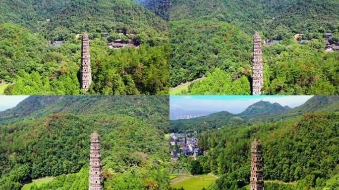 浙江天台山，国清寺，国清景区，随塔