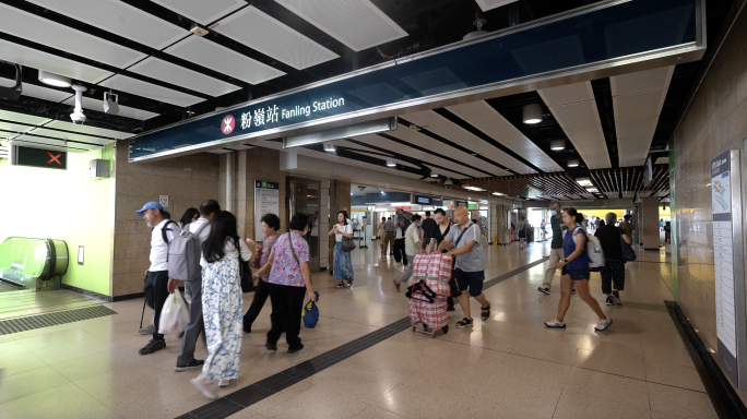 香港地铁进出站4k
