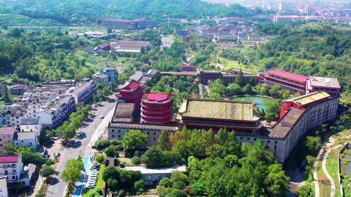 浙江天台山，天台山佛教城