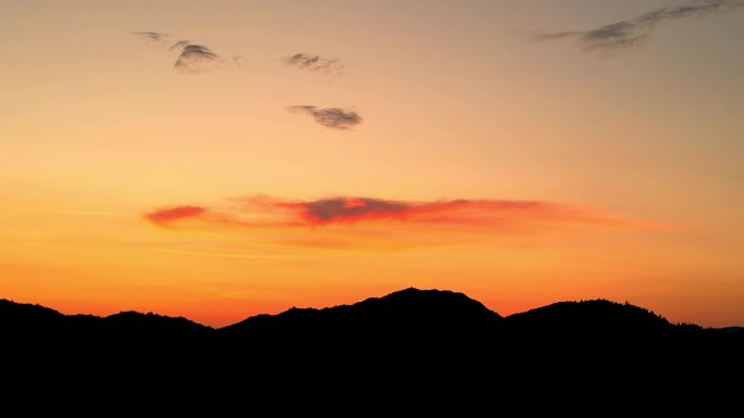 黄昏夕阳  落日余晖