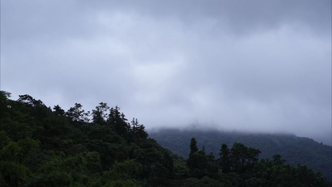 2023广东茂名高州大山蓝天白云延时