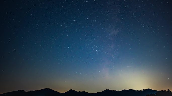 武汉道观河星空延时摄影