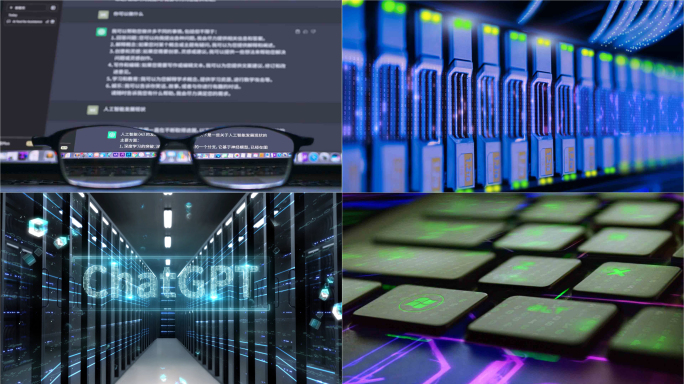 ChatGPT人工智能AI大语言模型模板