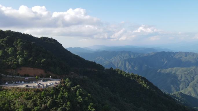 湖南省回龙山风光航拍片段