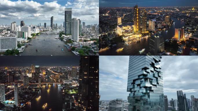 泰国曼谷城市风光宣传片地标建筑合集长版