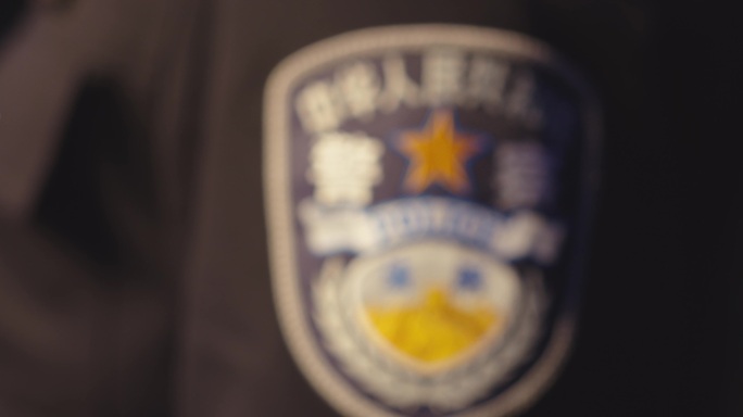 法院警察警官衣服上的徽章