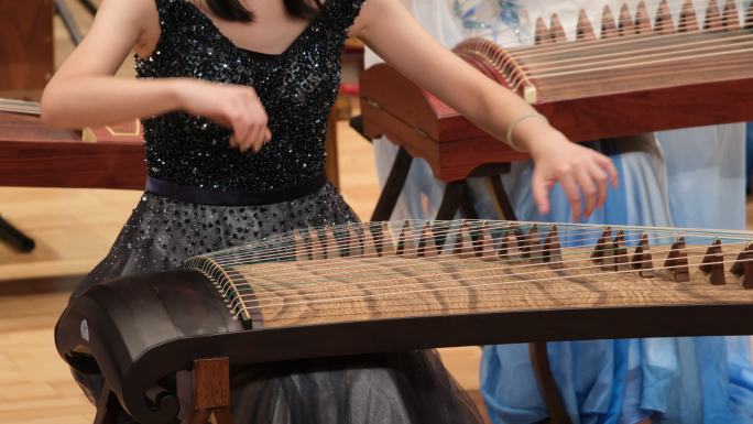 4K 中国传统乐器 古琴古筝 音乐 演奏