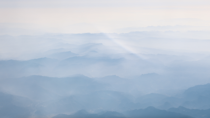 中国风远山意境背景