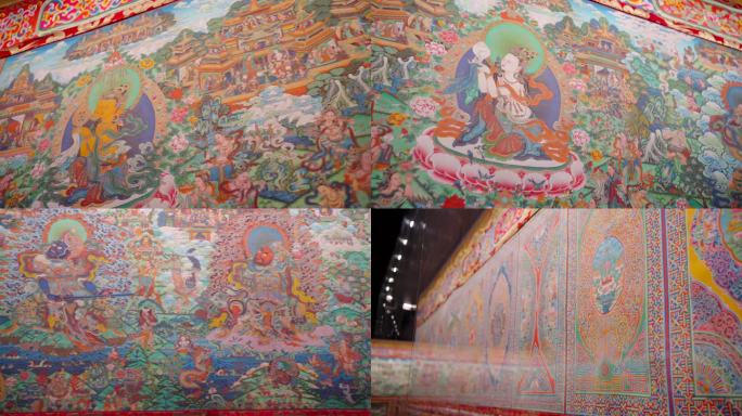 中国藏族文化艺术彩绘大观、唐卡画