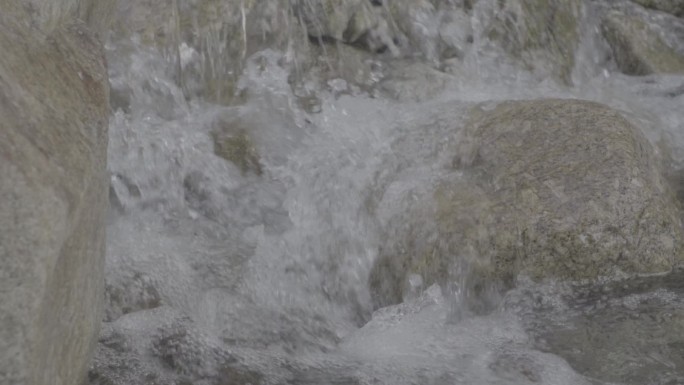 乡村/露营题材 山涧小溪 水花