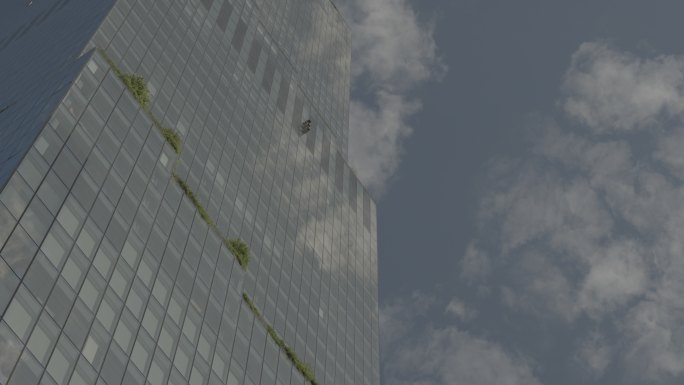 纽约 摩天大楼 玻璃幕墙 建筑 天空