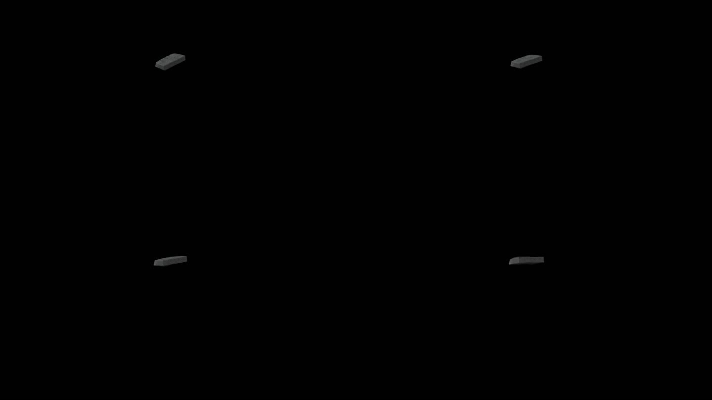 砖冲镜 砖冲屏 三维砖 带透明通道