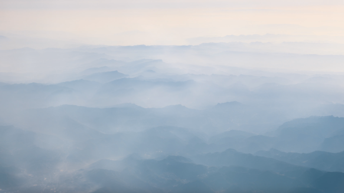 中国风远山意境背景