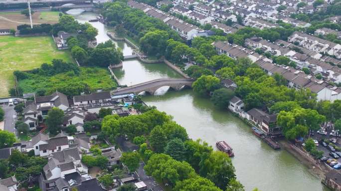 江苏苏州城市地标风景风光素材航拍_138