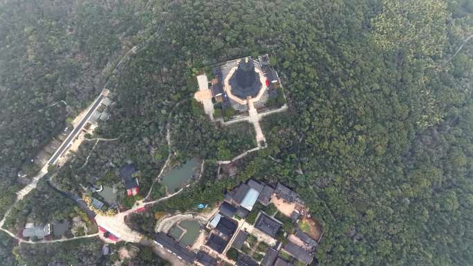 张家港香山景区（清晨穿云）