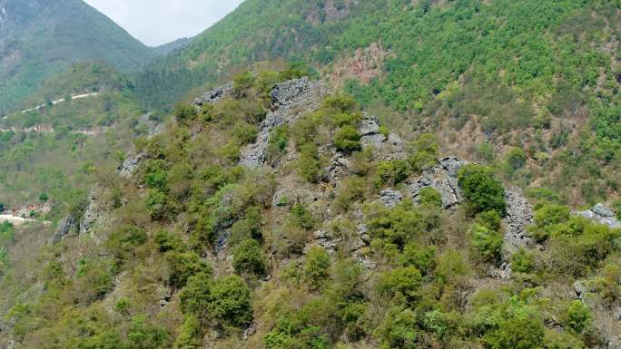 云南土地宣传片汇报片空镜头航拍喀斯特地貌