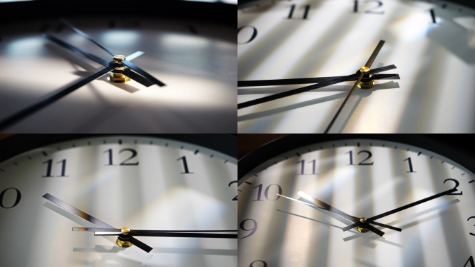 时钟时间流逝抽象概念钟表光影意境思考意象
