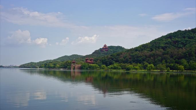 湖北武汉东湖磨山延时