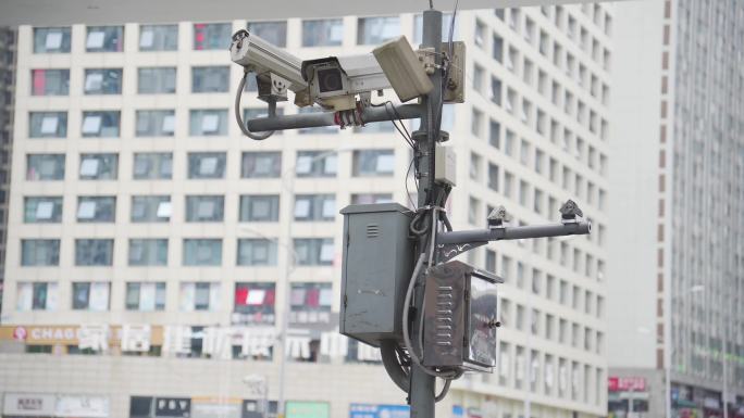 科技摄像头智能监控路边监控