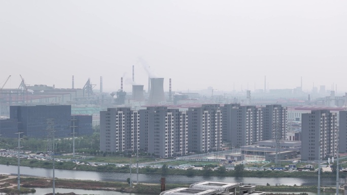 工业城市污染 工业污染 雾霾