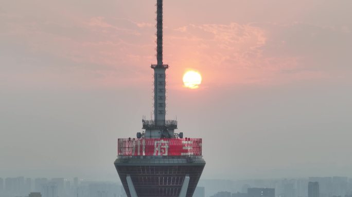 成都339电视塔航拍视频