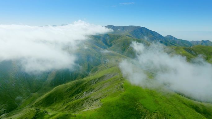 丘陵山脉高原山地航拍